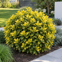 Euonymus japonicus 'Ovatus Aureus' la ghiveci