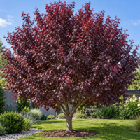 Prunus cerasifera Nigra (Corcoduș Roșu) la ghiveci
