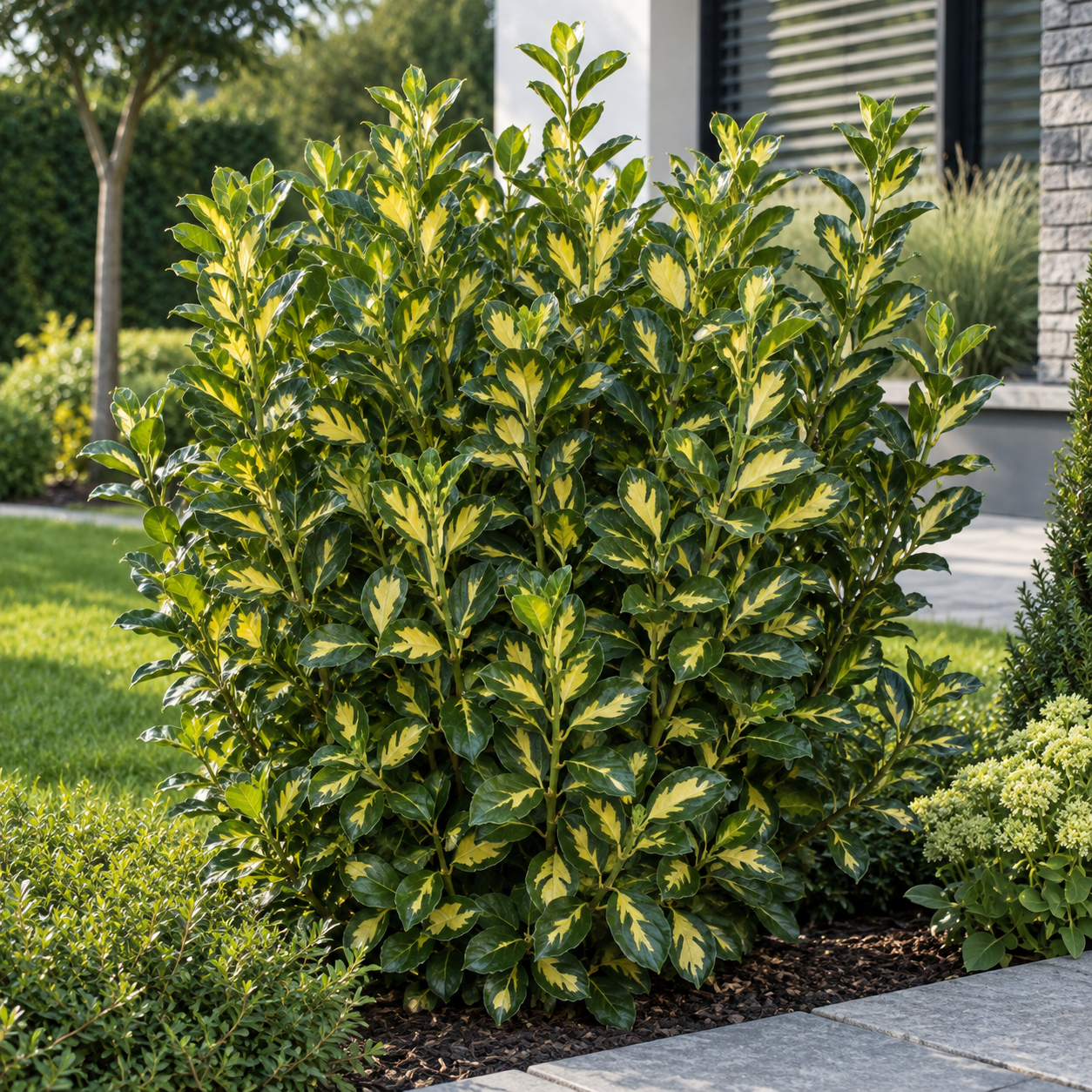 euonymus-japonicus-aureus Euonymus japonicus 'Aureus' la ghiveci - imagine 1
