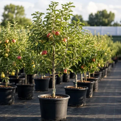 Pomi fructiferi la ghiveci Se plantează tot anul