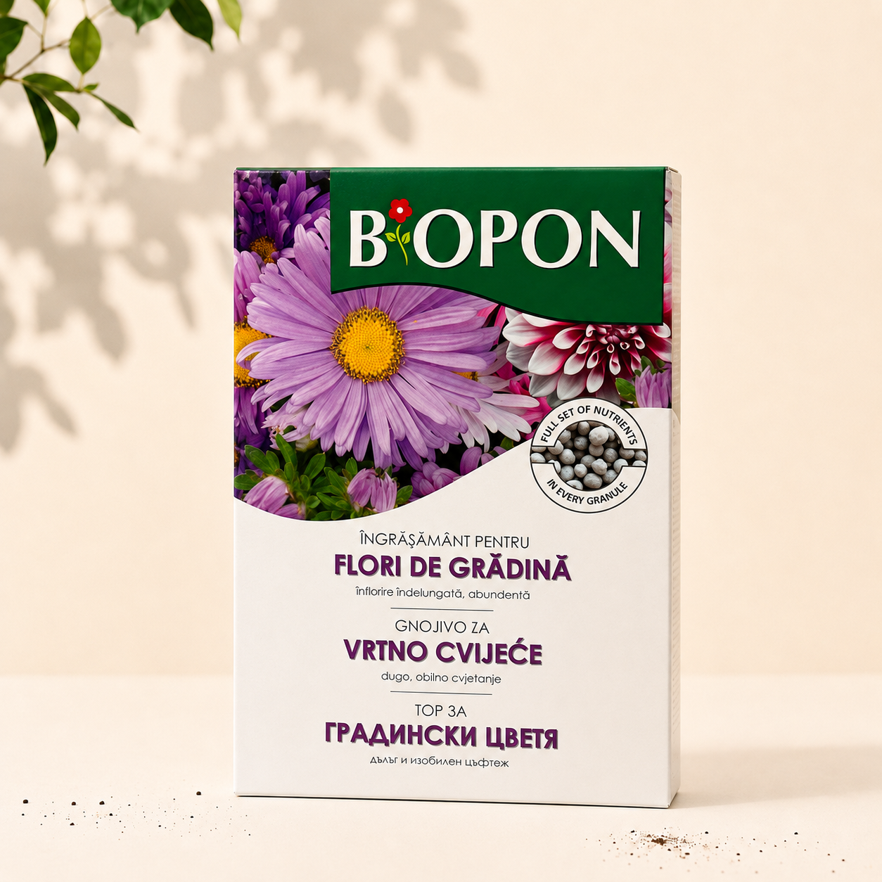 ingrasamant-pentru-flori-de-gradina Îngrășământ granulat Biopon pentru flori de grădină – 1 kg - imagine 1