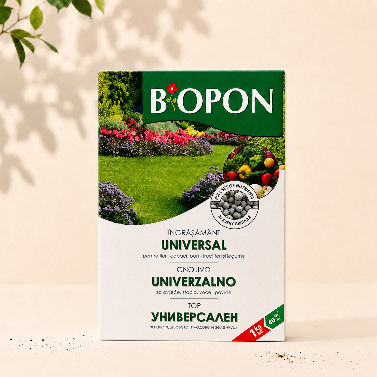 ingrasamant-universal-biopon Îngrășământ universal granulat Biopon – 1 kg - imagine 1