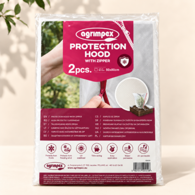 Husă de protecție pentru plante cu fermoar Agrimpex 50 × 80 cm, 2 bucăți